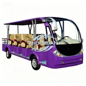 Bus électrique de haute qualité pour visites touristiques, véhicule de parc d'attractions, voiture de réception pour zones panoramiques à vendre - Product Image 3