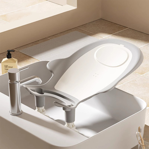 Bassin <span class=keywords><strong>de</strong></span> lavage pour nouveau-né en bambou, produit <span class=keywords><strong>de</strong></span> <span class=keywords><strong>bain</strong></span> pour bébés, à utiliser en position assise ou allongée - Product Image 6