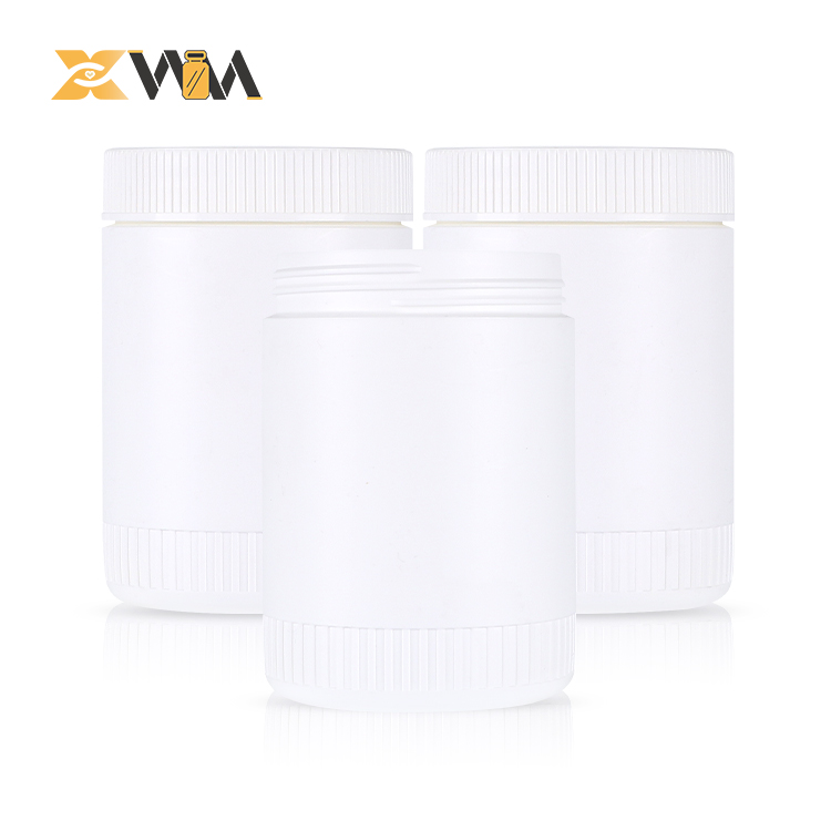 Pharmaceutical HDPE Jar 420-1000ml White Opaque with Induction Seal for Herbal Extract Products