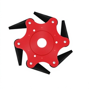 Cabezal de Cuchilla Rotatoria Rojo Universal para Desbrozadora, Repuestos para Cortacésped de Gasolina - Product Image 4