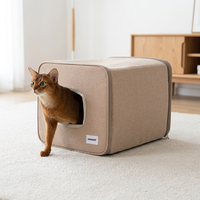 Hamac de fenêtre pour chats en feutre OEM personnalisé, avec ventouses puissantes, lit tunnel gain de place pour chats, vente en gros
