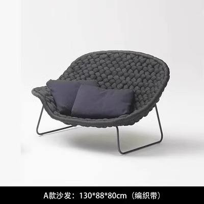 Canapé inclinable simple gris foncé