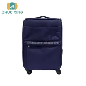 2023新款20/24/28英寸紫色大尺寸织物软行李箱套装旅行行李袋库存女
