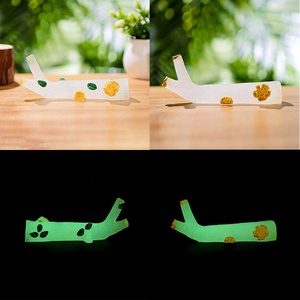 Ornement de micro-paysage, petit arbre, mousse, branche d'arbre DIY, artisanat en résine, décoration de paysage lumineuse, artisanat en résine - Product Image 1