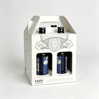 Boîte cadeau avion écologique personnalisée en papier de haute qualité pour bouteille carrée de boisson, pot ou ensemble de compléments alimentaires