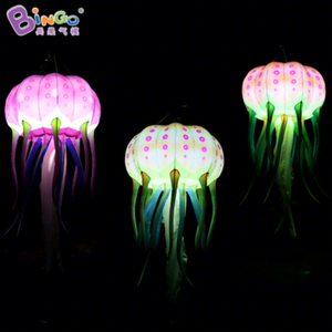 โคมไฟแมงกะพรุนเป่าลมหลากสีสัน ไฟ LED แบบแขวน แมงกะพรุนเป่าลมขนาดใหญ่ สำหรับตกแต่งงานเทศกาล - Product Image 1