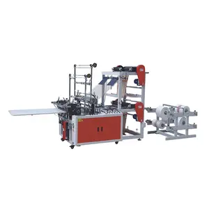 High Speed Two Layer Cold Cutting Hot Sealing Biodegradable Plastic Bag Machine