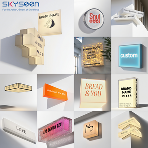 Skyseen ป้ายไฟ LED รูปตัว L แบบปรับแต่งได้3D กล่องไฟอบอุ่นตกแต่งป้ายสำหรับร้านกาแฟพื้นที่ถนนที่สร้างสรรค์ - Product Image 4