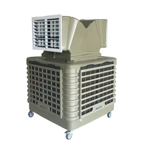 Big Airflow 18000CMH Free Floor Standing Low Maintenance Evaporative Air Cooler Industrial With Double Outlet