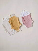 Maillot de bain une pièce sans bretelles, personnalisé, dos croisé, pour enfants