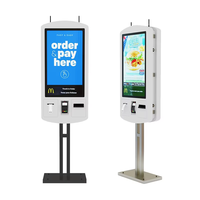 Machine de caissier de paiement de commande automatique automatisée à écran tactile Machines de libre-service de paiement automatique