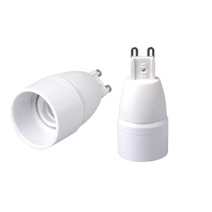 Trung Quốc Cung cấp nhựa nhôm chuyển đổi từ <span class=keywords><strong>G9</strong></span> cắm để <span class=keywords><strong>E14</strong></span> ổ cắm đồng Đen Top chất lượng cao cơ sở bóng đèn - Product Image 2