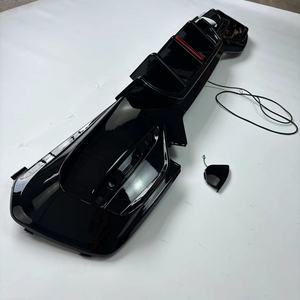 ตัวกระจายแสงด้านหลังวัสดุพลาสติกสำหรับ BMW F20 lci พร้อมไฟ <span class=keywords><strong>LED</strong></span> ชุดตกแต่งริมฝีปากสีดำสดใส - Product Image 3