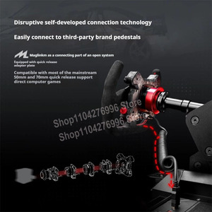 Volant de course SIMAGIC <span class=keywords><strong>NEO</strong></span> X <span class=keywords><strong>330</strong></span> pour simulateur de jeu, volant GT en fibre de carbone avec boutons programmables, fabriqué en Chine continentale - Product Image 3