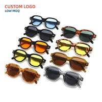 Lunettes de soleil tendance effet écaille de tortue, verres teintés jaunes, style rétro géométrique, vente en gros