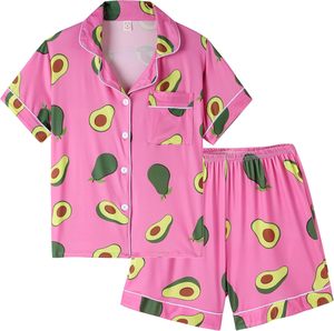 Set di indumenti da notte per bambini nuovo arrivo all'ingrosso Boutique per bambini estate <span class=keywords><strong>pigiama</strong></span> manica corta cartone animato per ragazze abbigliamento per la casa del bambino - Product Image 3