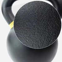 Kettlebell en fonte avec logo personnalisé, plusieurs poids, équipement de fitness pour la maison