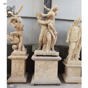 Decoración de Jardín, <span class=keywords><strong>Estatua</strong></span> Abstracta de Hércules y Minotauro, Estatuas de Mármol Desnudas de Tamaño Real en Venta - Product Image 2