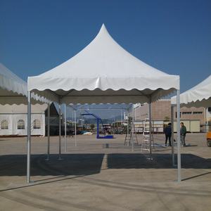 Bâche de tente extérieure en PVC blanc imperméable avec abri solaire monocouche pour grandes fêtes et rassemblements, logo personnalisé - Product Image 4