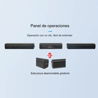 Système Home Cinéma Barre de Son TV avec Caisson de Basses Audio Effet Sonore Enceinte Compatible Son Immersif Basses Profondes Audio Domestique Sans Fil