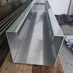 Canal de Acero Inoxidable <span class=keywords><strong>STM</strong></span> A653/A653M, Canal de Acero Corrugado, Laminado en Caliente C80x40x10 C100x50x15, Personalizable - Product Image 2