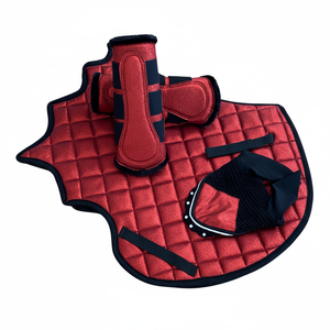 Almohadillas para SILLÍN, capó para las orejas, botas para cepillar, envolturas para las piernas para caballos, productos para montar a caballo, equipo equino, espuma ecuestre, satén - Product Image 1