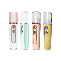 Nano Beauty Care, Vaporizador Facial, Doble Orificio, Hidratante, Vaporizador Recargable, Mini Rociador Facial