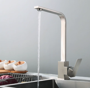 Mitigeur d'évier de <span class=keywords><strong>cuisine</strong></span> thermostatique moderne en acier inoxydable Robinet de style classique de haute qualité pour usage hôtelier - Product Image 2