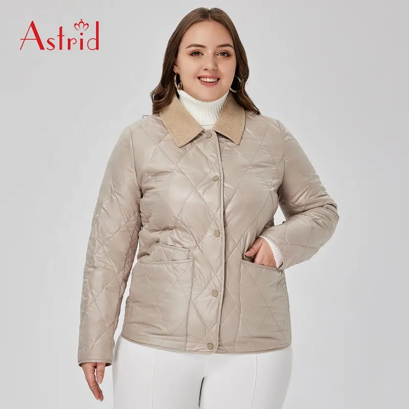 Wholesale Autumn coat women Outwear trend Jacket Short Parkas Padded casual fashion female high quality woman jacket winter