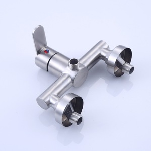 Grifo de Ducha de Acero Inoxidable 6986 Termostático de Doble Manija, Instalación Oculta o Expuesta para Baño - Product Image 2