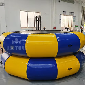 Commercial PVC Outdoor Aqua Park Sports nautiques 2M Flottant Gonflable Enfants Saut D'eau <span class=keywords><strong>Trampoline</strong></span> <span class=keywords><strong>Jeu</strong></span> - Product Image 3