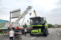 Moissonneuse-batteuse Zoomlion nouvelle génération TF120 double battage à flux axial longitudinal pour le blé