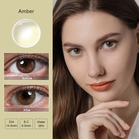 Lentilles de contact colorées cosmétiques Magister Queen, couleur la plus naturelle, lentilles de contact colorées pour les yeux, Pupilentes