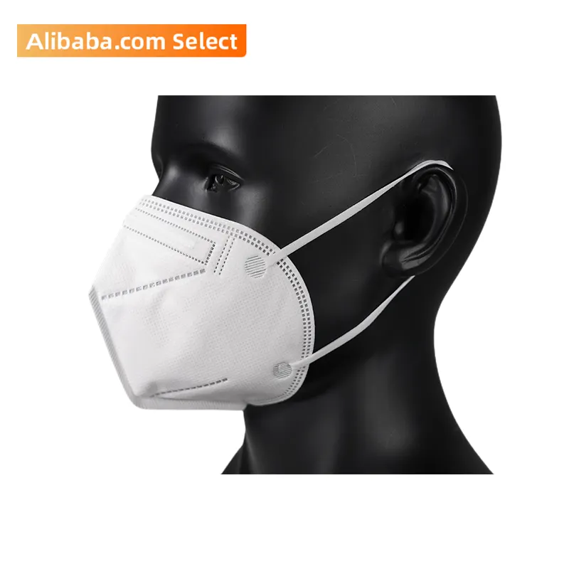 White disposable breathable comfortable KN95 Particulate Respirator wholesale mask for protection