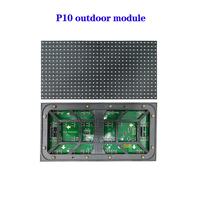 Superventas P10 Panel impermeable a todo Color al aire libre 320*160mm Módulo de pantalla Led Pantalla Led Rolling Banner