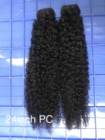 Mèches de cheveux humains FH, texture 4C Afro Kinky Curly, brésiliennes vierges, 10-30 pouces, Super Double Drawn, couleur naturelle