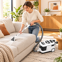 Machine à laver les tapis domestique avec cordon d'alimentation de 5 m pour l'élimination des taches sur les canapés, les tissus d'ameublement, les matelas et les dégâts d'animaux domestiques