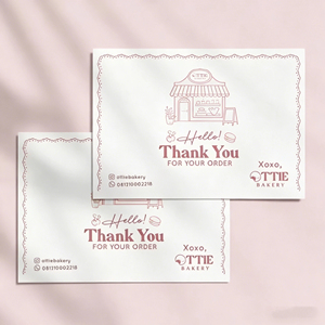 Tarjetas de Agradecimiento Personalizadas para Pequeñas Empresas - Impresión Digital Personalizada, Encuadernación Perfecta, Cubierta Dura, Laminación de Película - Product Image 2