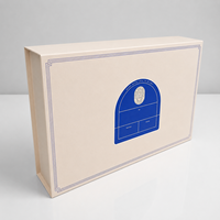 Caja de Cartón Plegable Ecológica con Impresión Personalizada y Solapas para Empacar Regalos de Galletas