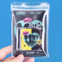 Porte-clés personnalisé en acrylique YUZMEI, mini album CD K-POP, mini boîte CD, photo musicale, étiquette NFC, étuis CD, emballage de porte-clés