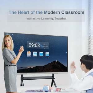 Hệ thống bảng thông minh 75 inch sáng tạo với camera và Micrô tích hợp cho các cuộc họp hội nghị video - Product Image 2