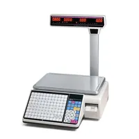 Nouvelle balance électronique numérique industrielle pour supermarché RLS1000 de 3 kg, 6 kg, 15 kg, 30 kg avec imprimante d'étiquettes de prix et codes-barres