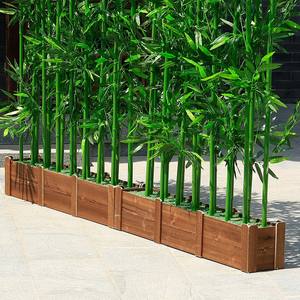 Mur végétal artificiel en bambou simulé, taille standard, technologie de flocage réaliste brevetée, haute simulation, décoration de mariage, intérieur - Product Image 2