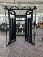 Machine de musculation multifonctionnelle à câble croisé réglable avec poulie à broches en acier pour entraînement en salle de sport