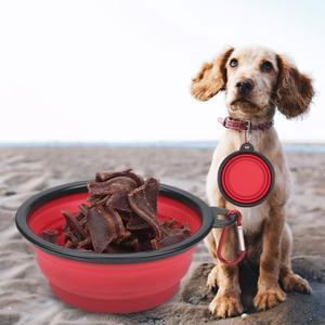 Eco Friendly Silicone Collapsible Dog <b>Bowl</b> Portable Pets Water and Food <b>Bowl</b> for Traveling, Walking, Parking - Product Image 1