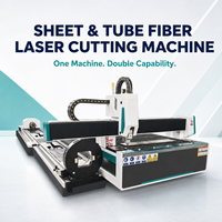 Nouvelle machine de découpe laser à fibre CNC 2000W avec commande Ruida, refroidissement par eau, pour tôles et tubes métalliques, 1500x3000mm, 3 axes multifonctionnelle