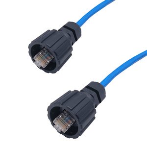 Cat6 Shielded Pure Copper Network <b>Cable</b> With Waterproof Connector For Computer Use - Product Image 2