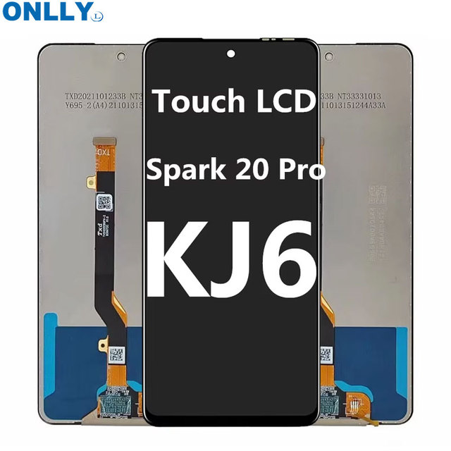 High Quality for Tecno Spark 20 Pro KJ6 KJ7 Lcd Display for Tecno Spark 20 Pro Screen Replacement