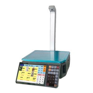 Báscula Digital Industrial LCD Económica, Báscula Inteligente para Alimentos, Báscula de Cocina con Indicador, Báscula con Etiqueta de Código de Barras - Product Image 1