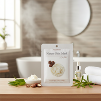 Mascarilla Facial FOODAHOLIC con Manteca de Karité, Ácido Hialurónico y Hamamelis, Blanqueadora, Iluminadora, Hidratante y Nutritiva para Todo Tipo de Piel